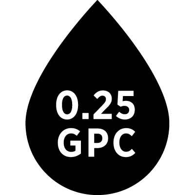 GPC de 0.25 o menos