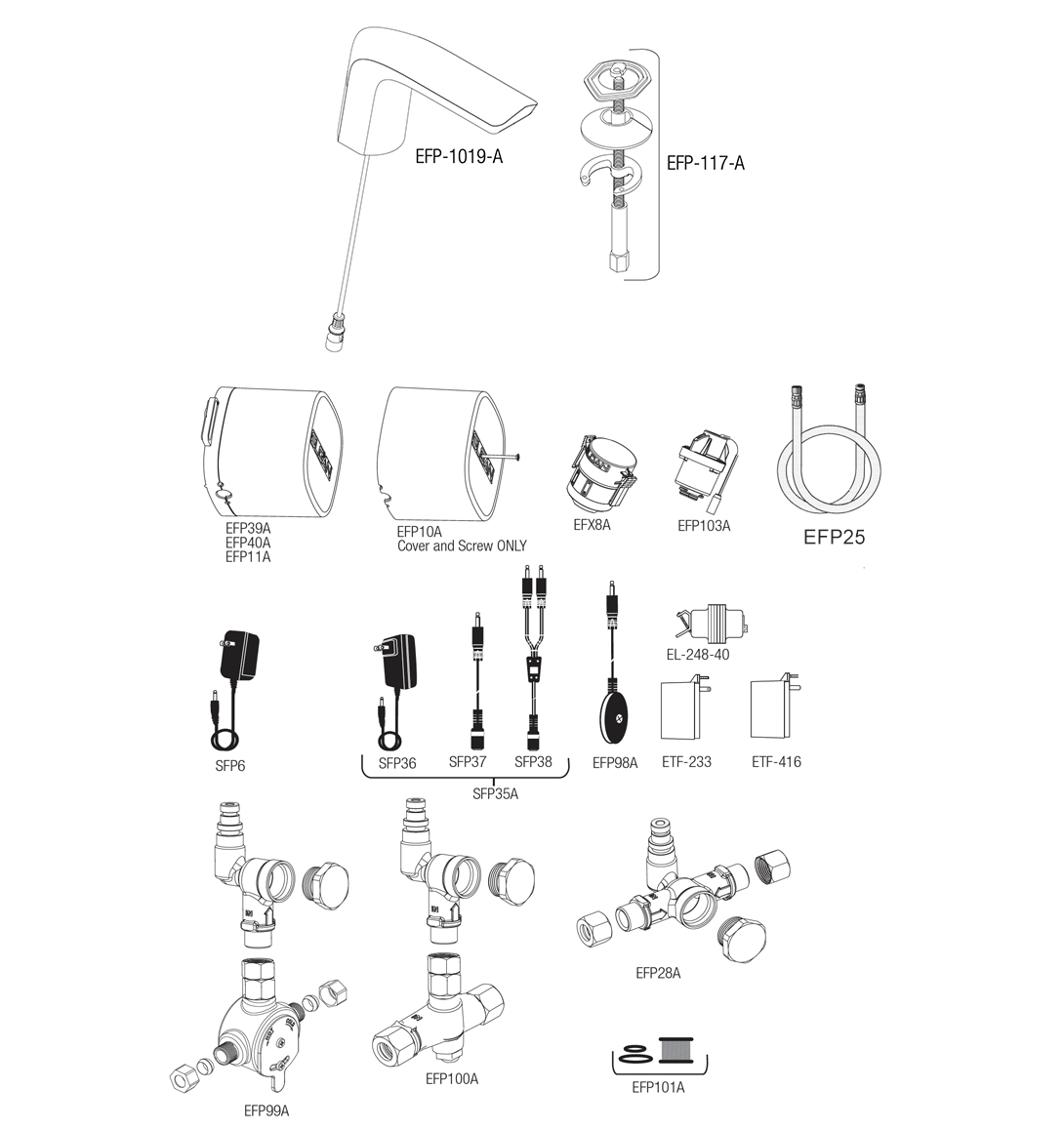 Line Drawing for EBF-415 / ETF-410