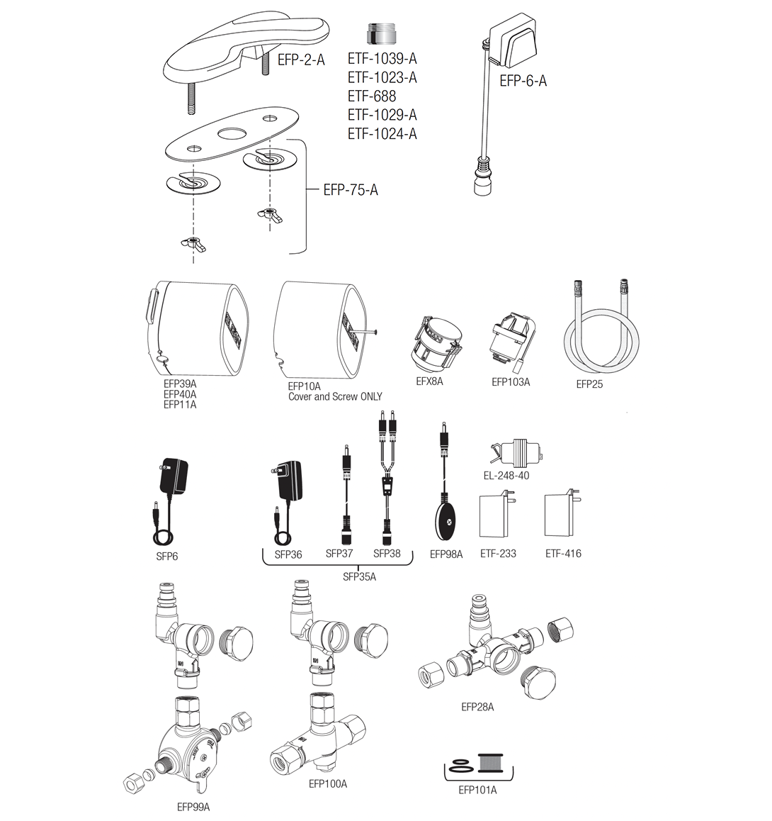 Line Drawing for EBF-650 / ETF-600 (2019 - Present)