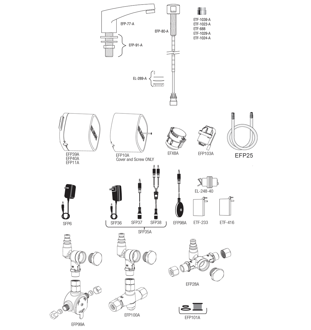 Line Drawing for EBF-665 / ETF-660 (2019 - Present)