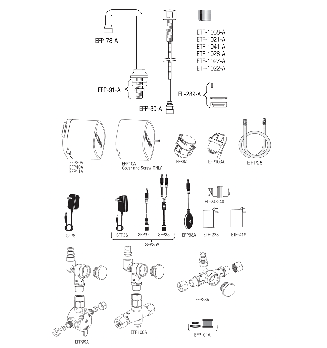 Line Drawing for EBF-775 / ETF-770 (2019 - Present)