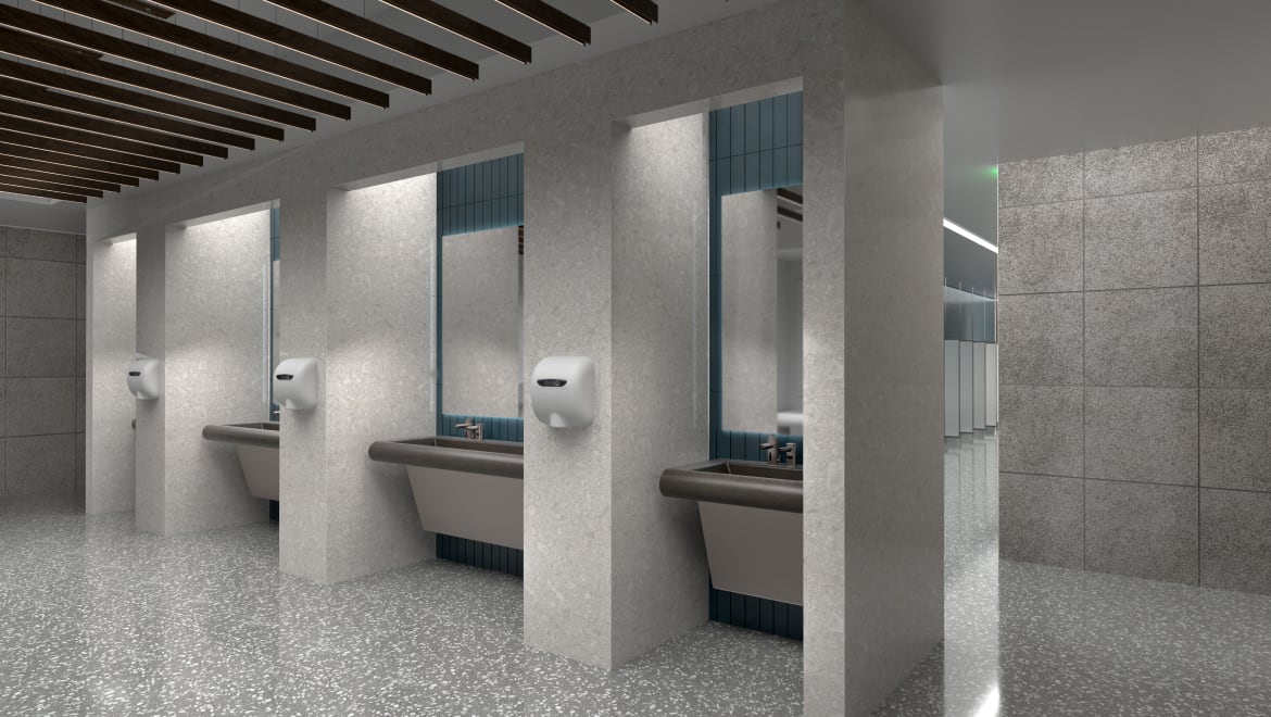 Public Toilet Design Floor Plan
